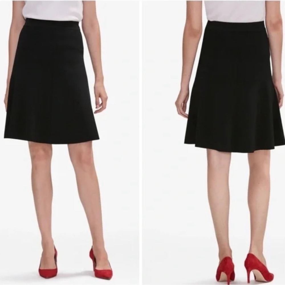 MM LaFleur Madison Black Skirt in Jardigan Knit Women’s Small